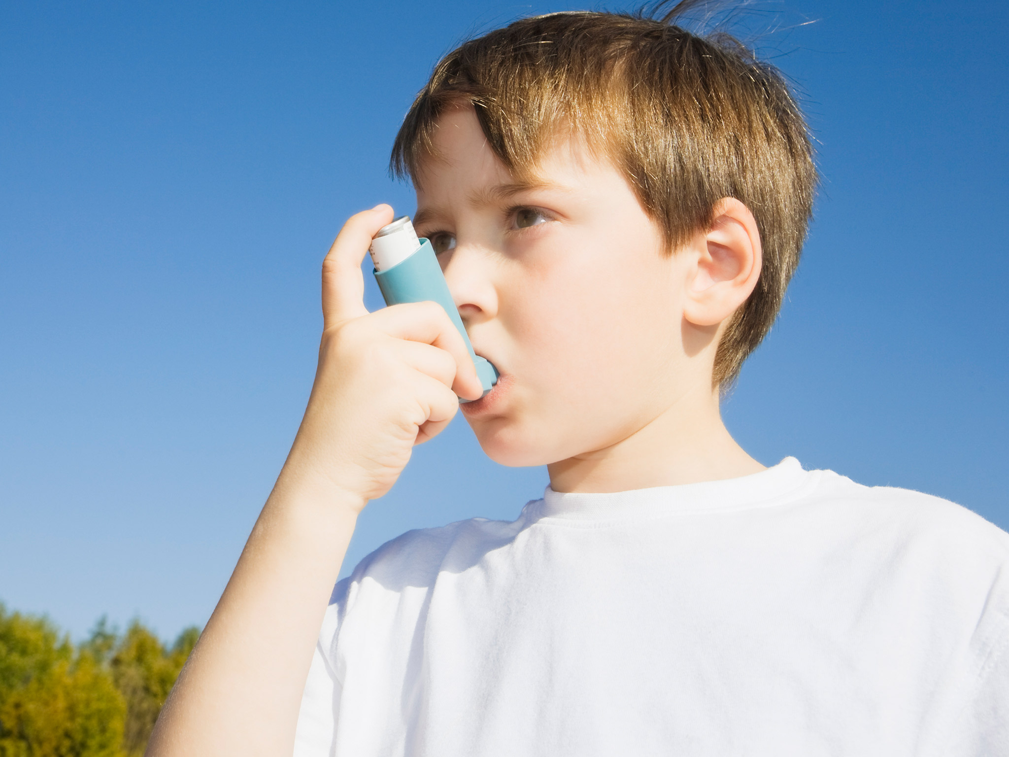 Uso de bombinha para asma em crianças maiores
