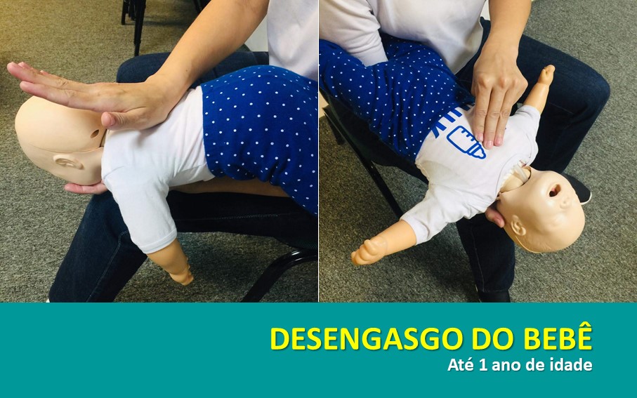 Como atender o engasgo de um bebê?